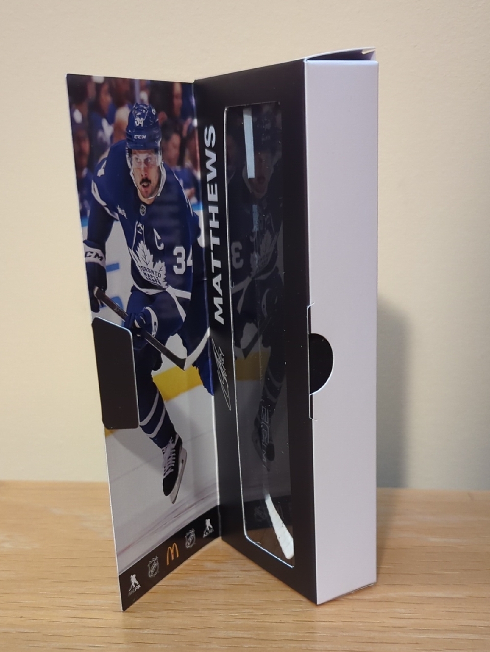 McDonalds mini hockey stick NHL Star Stick Auston Matthews